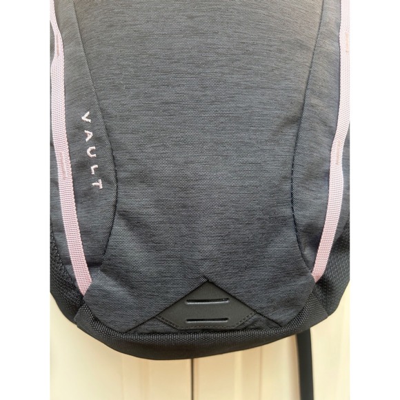 The North Face Vault Backpack Gray Pink Laptop School Travel Bag - Picture 4 of 7